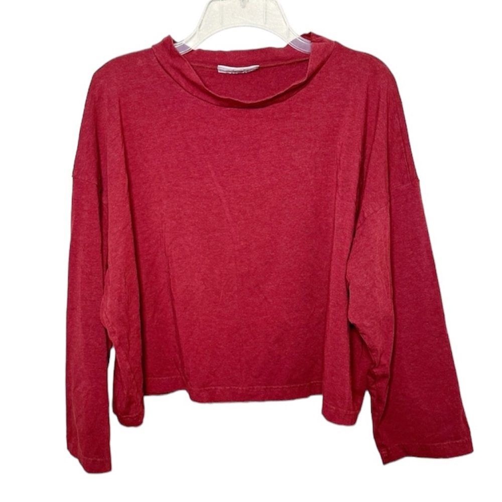 Bryn‎ Walker Burgundy Oversized Top Sz XS